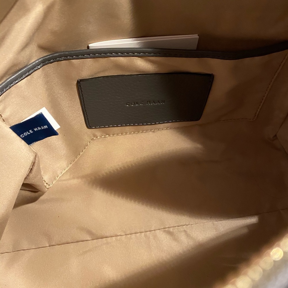 ✨SOLD!✨Cole Haan Genevieve NWT! Woven Leather Bag - Picture 12 of 14
